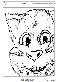 talking-tom boyama sayfaları